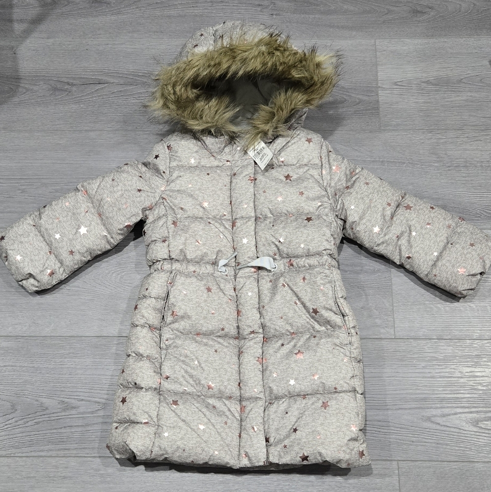Nwt Gap Kids Toddler girl Long Puffer Jacket coat 4T